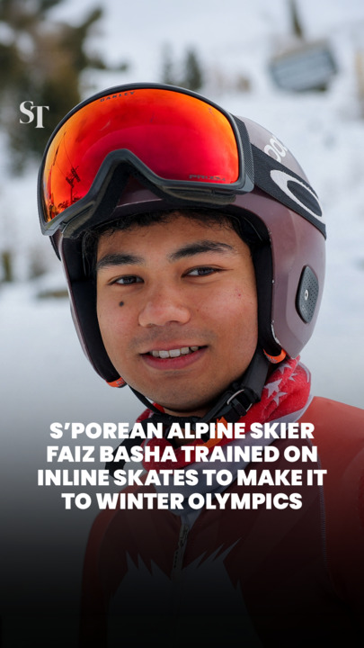 Singapore skier Faiz Basha’s unlikely path to Winter Olympics