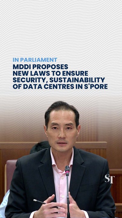 MDDI proposes laws governing resilience, environmental sustainability of data centres in Singapore