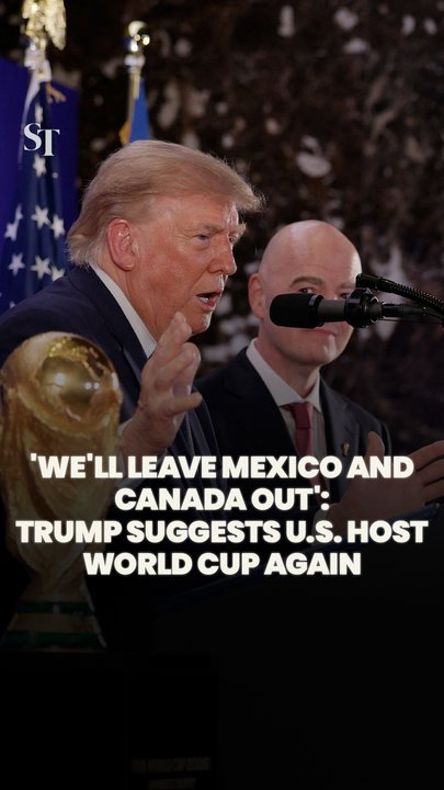Trump suggests hosting World Cup again: 'We'll leave Mexico and Canada out'