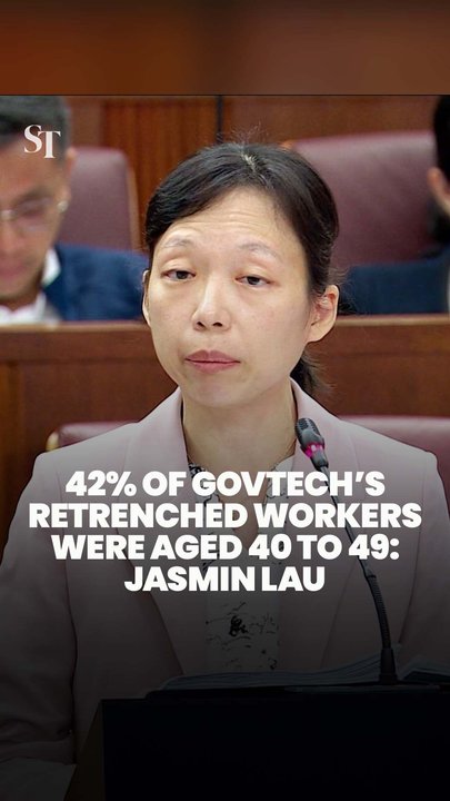 42% of retrenched GovTech workers were 40 to 49 years old: Jasmin Lau