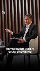Sem tokenismo em Saf: Chan Chun Sing