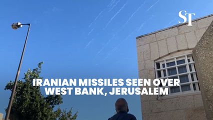 Mísseis iranianos vistos na Cisjordânia, Jerusalém, seguindo a greve dos EUA em locais nucleares
