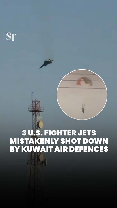 3 US F-15s downed by Kuwaiti air defence in friendly fire incident, US military says
