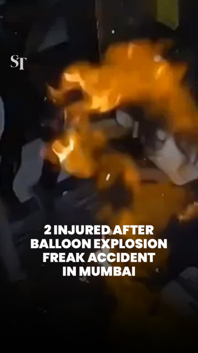 Shocking balloon explosion in Mumbai lift injures 2 people