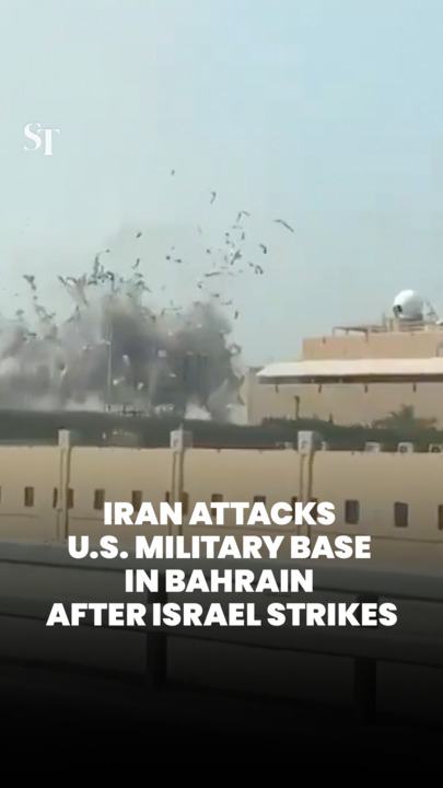 Iran attacks US military base in Bahrain after Israel strikes