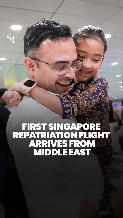 Stranded Singaporeans arrive home on first repatriation flight from Middle East