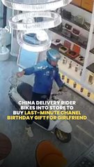 China delivery rider tries to buy a gift from Chanel, gets mistaken for robber instead