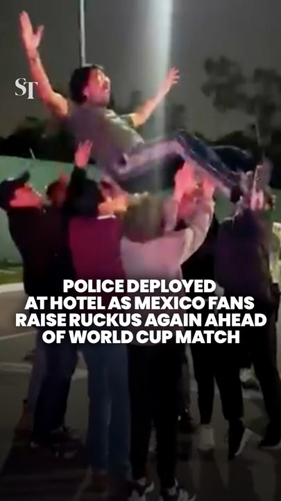 Police deployed at hotel as Mexico fans try to disrupt the England football team's sleep