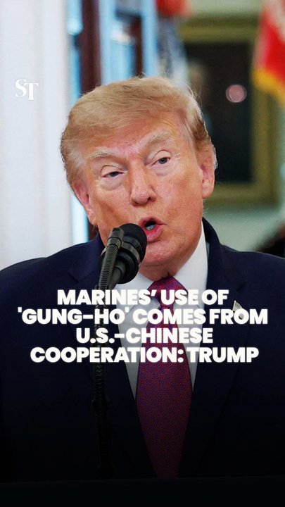 Trump: US Marines’ use of ‘gung-ho’ comes from US-Chinese cooperation during World War II
