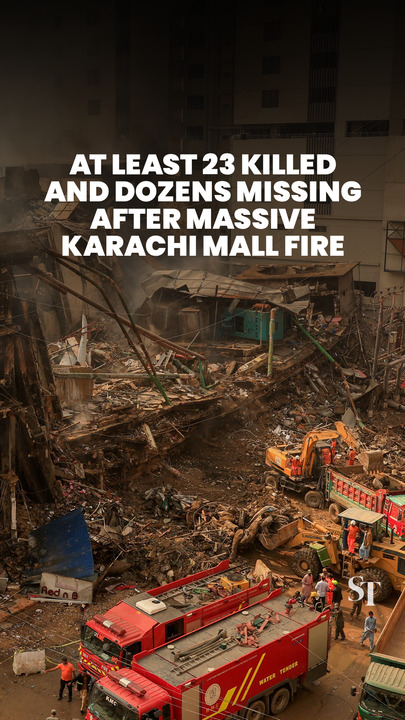 At least 23 killed and dozens missing after massive Karachi mall fire