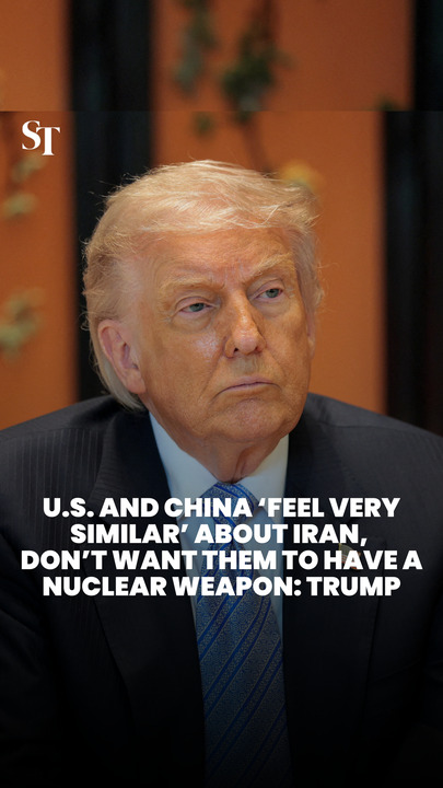 We don’t want Iran to have a nuclear weapon: Trump after talks with Xi