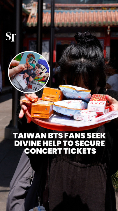 Taiwan BTS fans turn to Taoist love deity in hopes of scoring concert tickets
