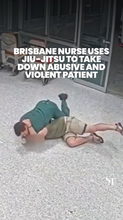 Black belt jiu-jitsu nurse in Brisbane hospital takes down allegedly abusive, violent patient