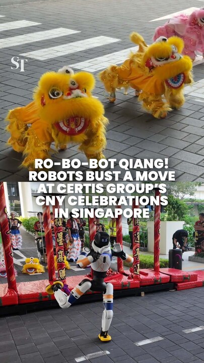 Dancing robots highlight Certis Group’s Chinese New Year celebrations
