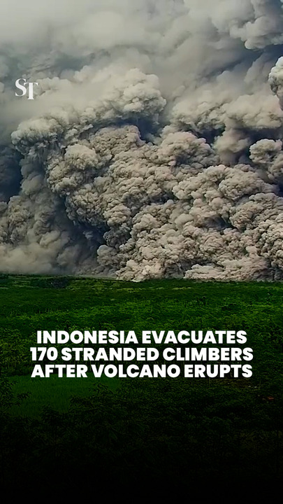 Indonesia evacuates 170 stranded climbers after Semeru volcano erupts