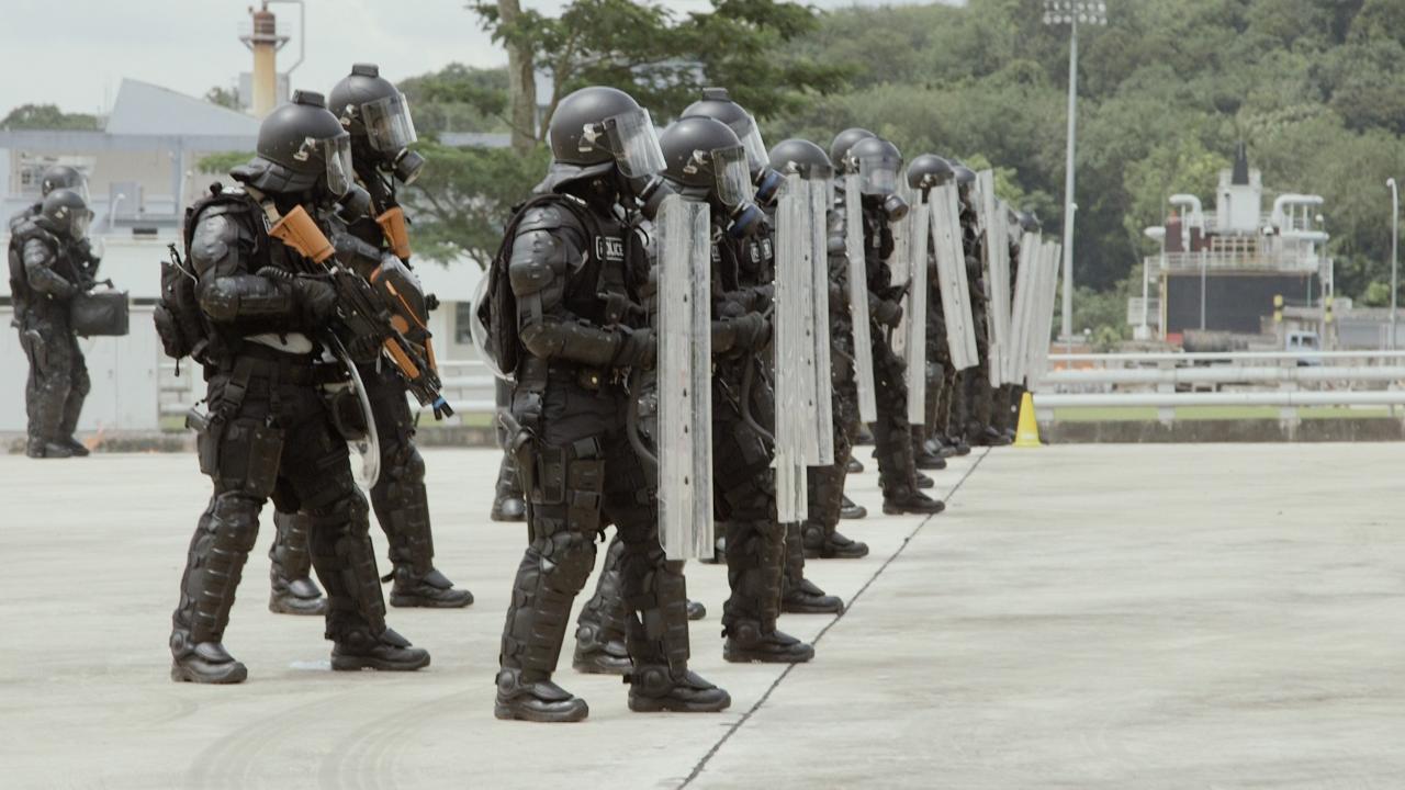 Training With The Police Tactical Unit Video. STAYHOME.COM.SG # ...