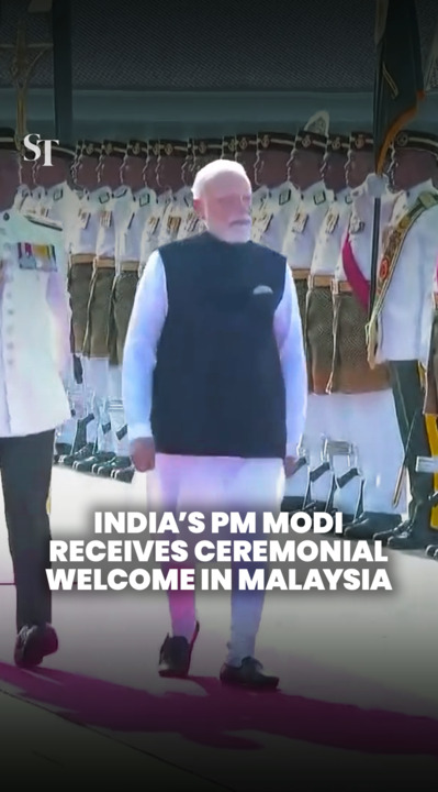 India’s PM Modi receives ceremonial welcome in Putrajaya as part of Malaysia visit