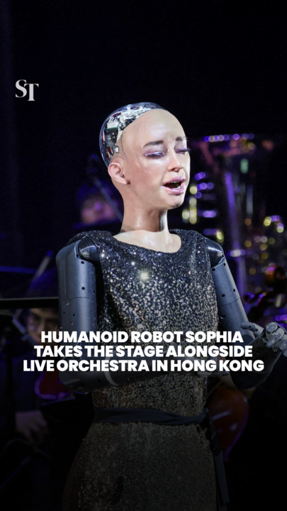 Humanoid robot Sophia makes classical music debut with live orchestra in Hong Kong