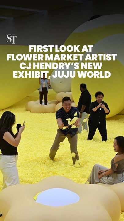 Flower Market artist Cj Hendry’s new exhibit in Singapore