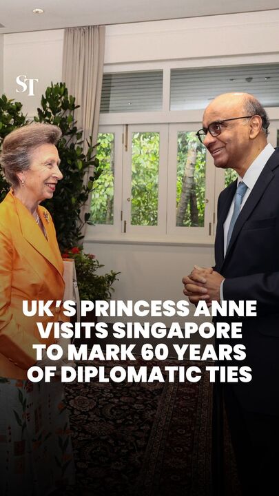 Princess Anne visits Singapore