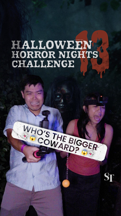 Halloween Horror Nights 13 Challenge: Who’s the bigger scaredy cat?