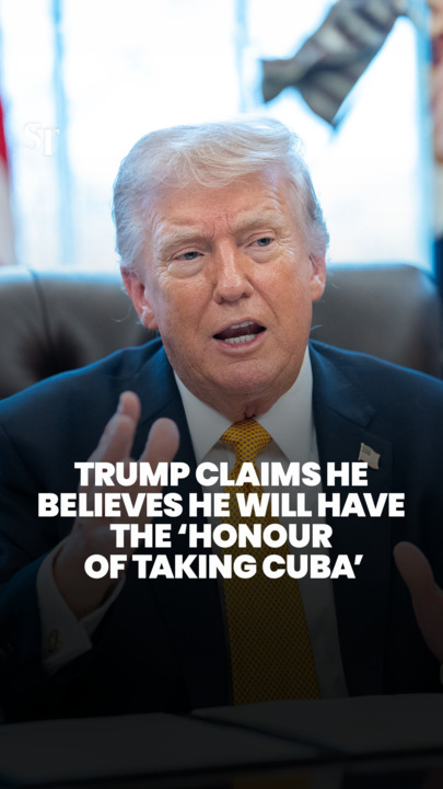 Trump says he thinks he will have the ‘honour of taking Cuba’