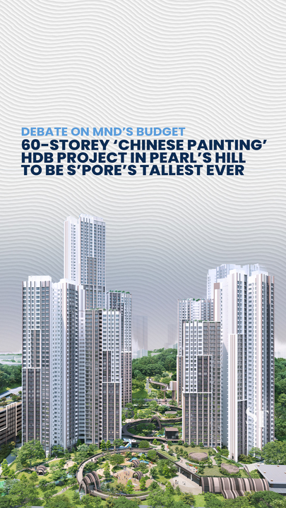 60-storey blocks to be built at Pearl’s Hill, Singapore’s tallest ever HDB project