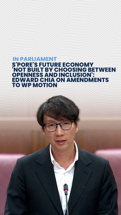 S'pore's future economy 'not built by choosing between openness and inclusion': Edward Chia on amendments to WP motion