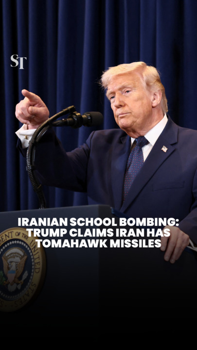 Iranian school bombing: Trump claims Iran has Tomahawk missiles