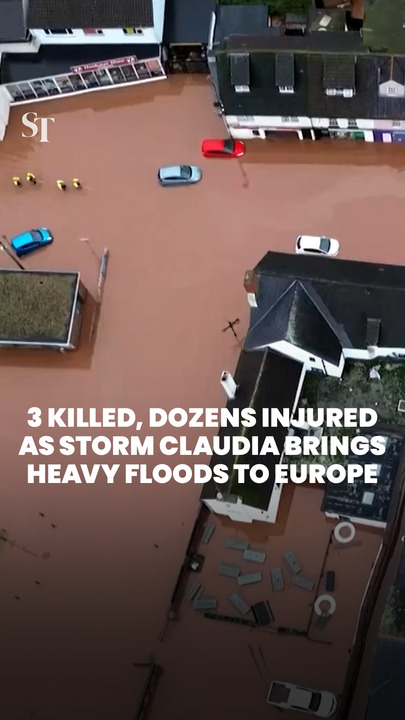 Storm Claudia brings massive waves and heavy floods to Europe
