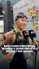 SEA Games 2025: Singapore swimmer Gan Ching Hwee wins 200m freestyle gold