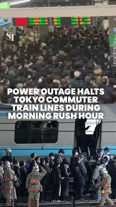 Tokyo train lines ground to a halt after power outage