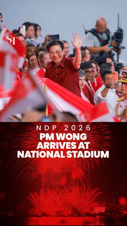 PM Wong arrives at National Stadium | NDP2026