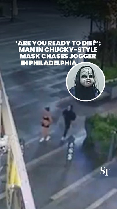 Man in Chucky-style mask wanted by police for assaulting female runner in Philadelphia