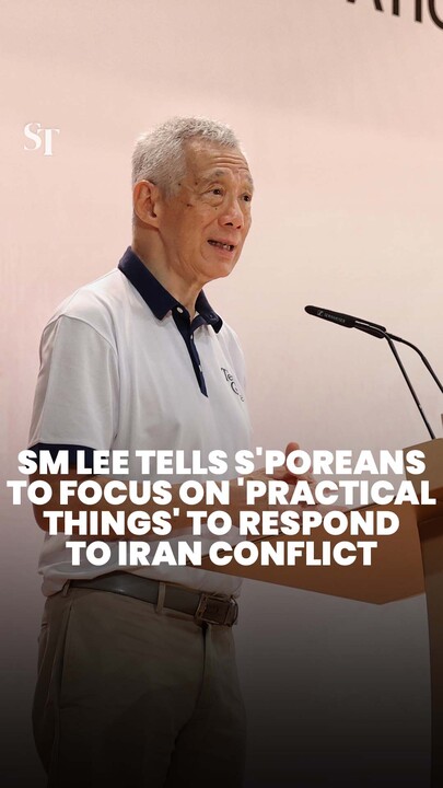 SM Lee tells S’poreans to do their part to conserve energy as Iran war continues