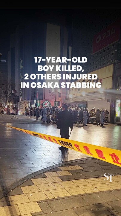 17-year-old boy killed, 2 others injured in stabbing at Osaka’s Dotonbori area