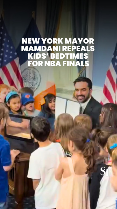 New York Mayor Mamdani repeals kids’ bedtimes for them to watch NBA Finals