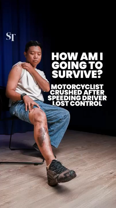 Motorcyclist ‘grateful to be alive’ after 2021 fatal multi-vehicle accident in Tampines