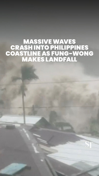 Super Typhoon Fung-wong makes landfall in Philippines; a million evacuated, at least 2 dead