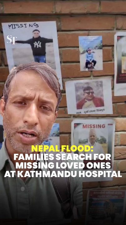 Nepal flood: Missing posters line Kathmandu hospital as families seek news of loved ones