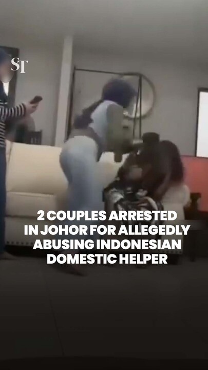 2 married couples arrested for allegedly abusing their Indonesian domestic helper in Johor