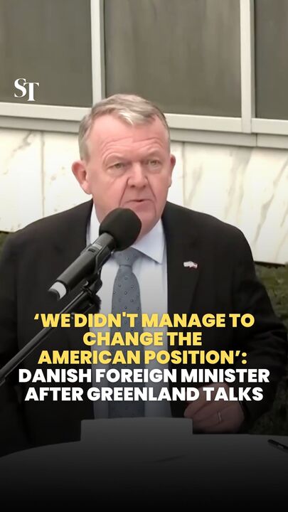‘We didn't manage to change the American position’: Danish foreign minister after Greenland talks