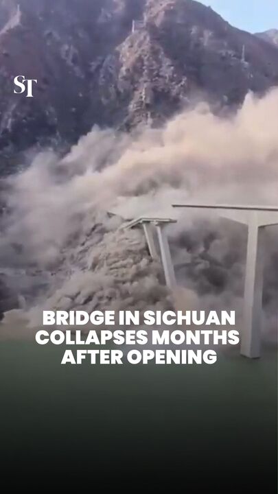 Hydropower station bridge collapses in Sichuan months after opening