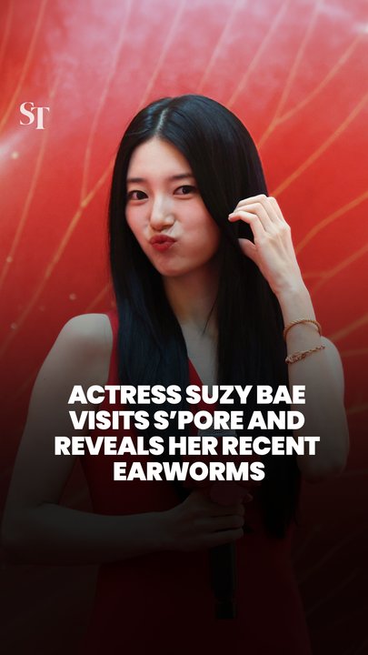 Suzy Bae shares her most recent earworms at a Tsubaki event in Singapore