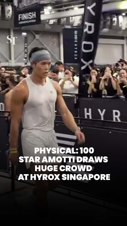 Physical: 100 star  Amotti draws huge crowd  at Hyrox Singapore