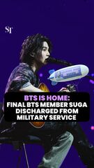 O BTS está em casa: o membro final do BTS Suga descarregado do serviço militar