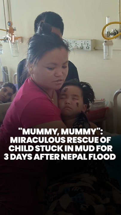 ‘I heard a voice calling, “Mummy, mummy”’: Mother of 5-year-old Nepal flood survivor