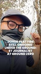 Johor peat fire: What it’s like on the ground