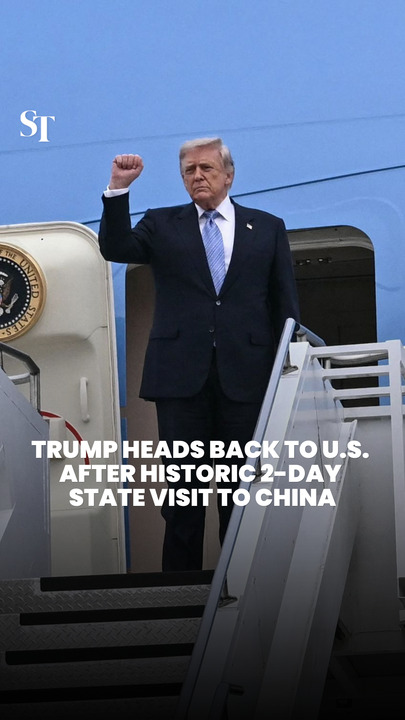 Trump heads back to US after historic 2-day state visit to China