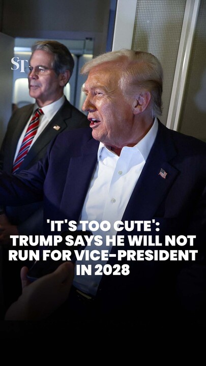 Trump rules out VP gambit, but would ‘love to’ run for third term